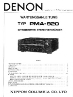 Denon PMA-920-Service-Manual 